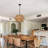 5-Light Hand-Woven Hemp Rope Chandelier