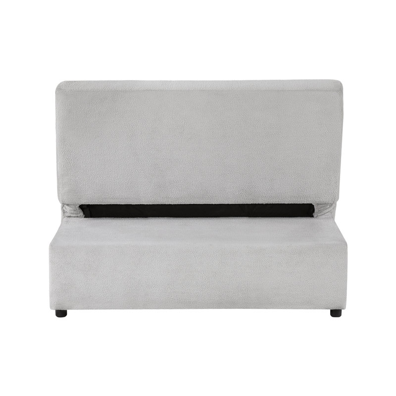 Syeda Convertible Armless Loveseat