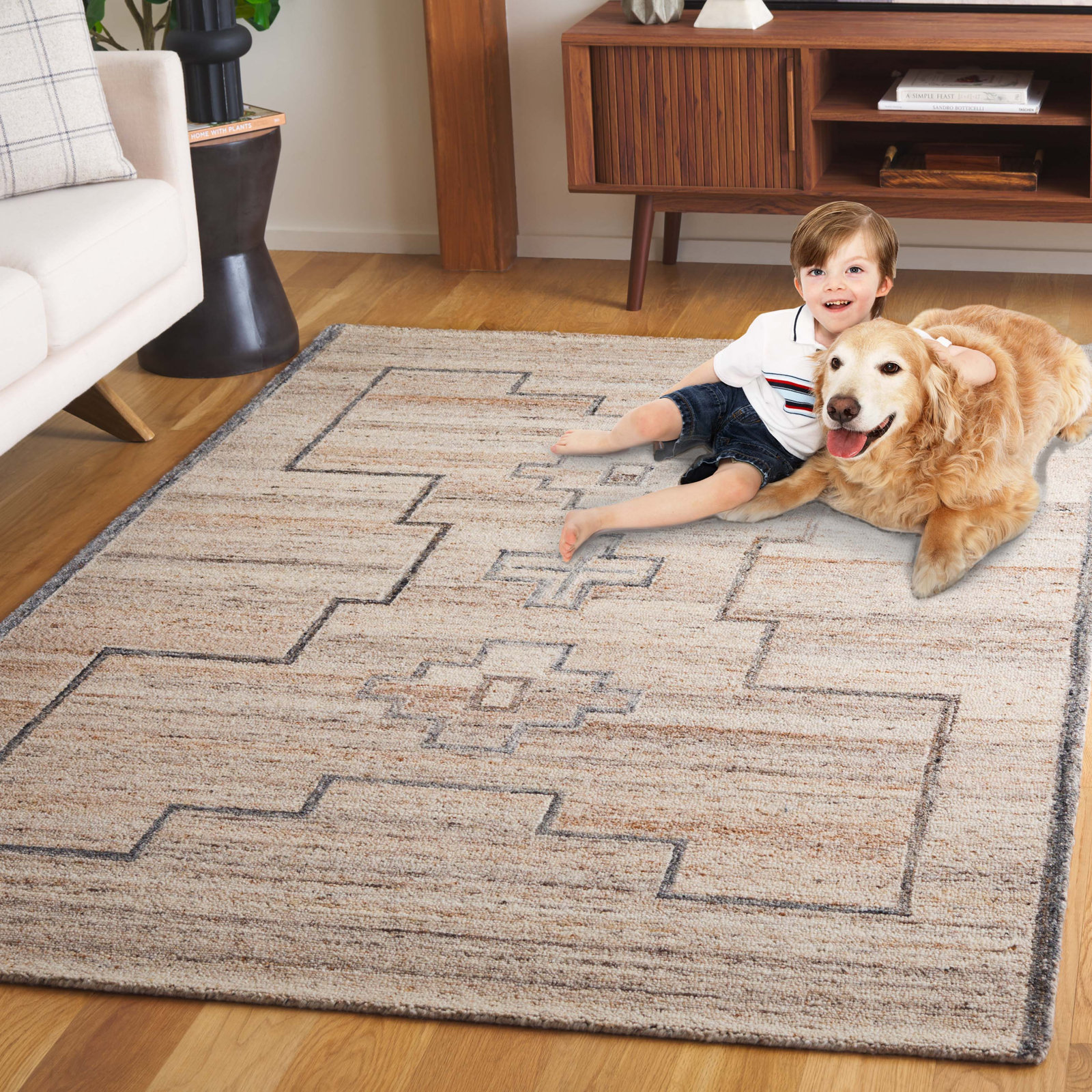 Jax Hand-Tufted Rug, Rectangle 3' x 5'