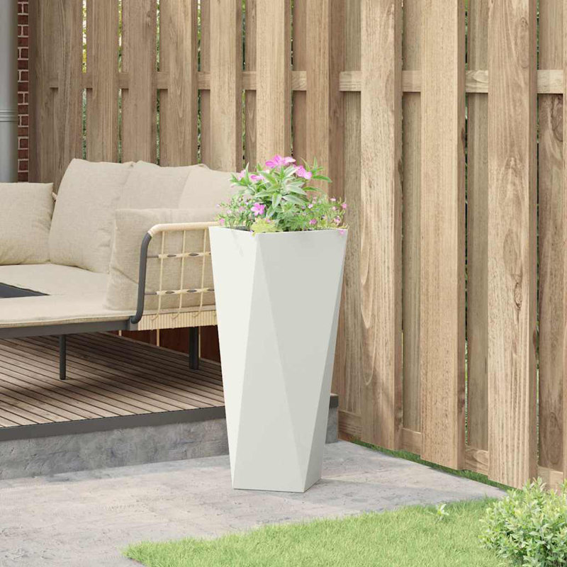 Planter Box, White, 75cm H x 30cm W x 30cm D