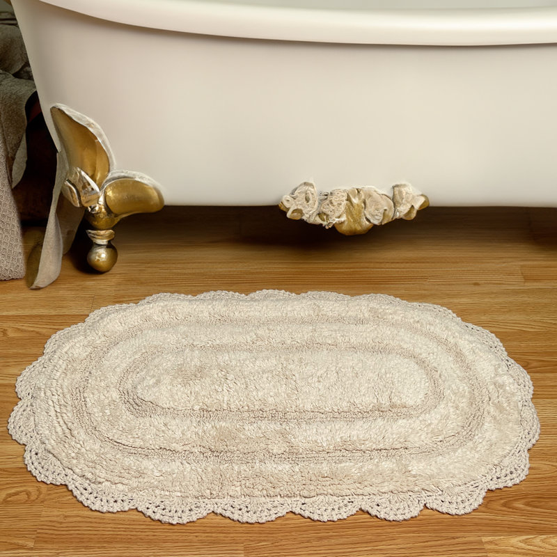 Casanova Non-Slip, 34" L x 21" W, Ivory