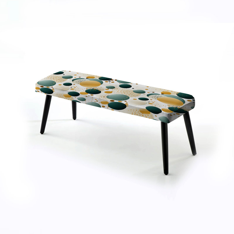 Banc rembourré à pois Urban Oasis