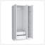 Garde-robe Erie, chambre à coucher, blanc-562822594
