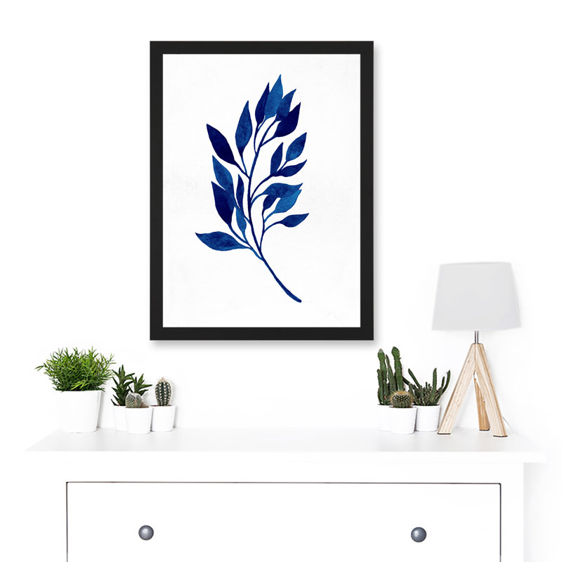 Watercolour Leaves - Single Picture Frame Print
