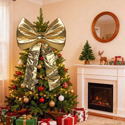 120 cm Fabric Shatterproof Tree Topper