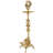 37" Superfine Multi-Wick Brass Peacock Lamp on Elephant Back – Handmade Indian Ritual Sculpture for Temple, Entryway & Luxury Décor