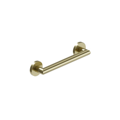 MITER 12 in. x 1.25 in. Grab Bar, ADA Compliant for Bath and Shower Safety (500 lb. Capacity) in Brushed Gold