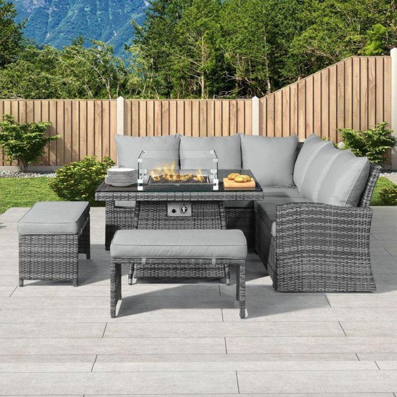 Amraiz 7-Person Seating Group with Cushions