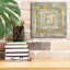 «Gold Tapisserie 2 Gold And White» par Albena Hristova, art mural sur toile-721479861