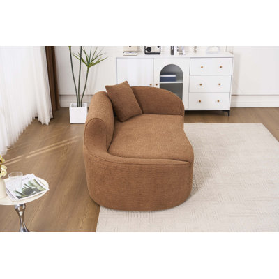 Causeuse courbée Caramel