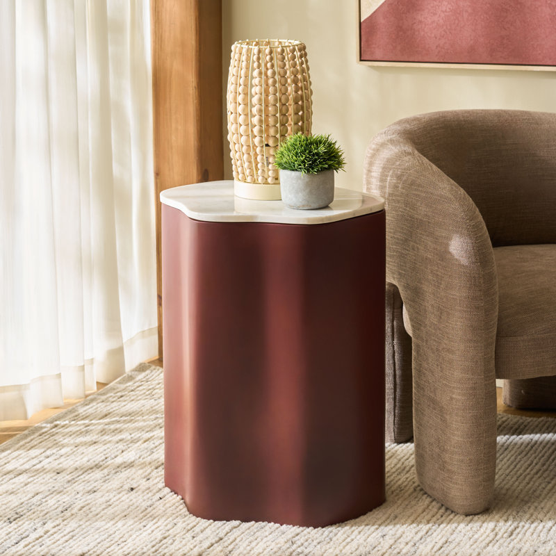 Table d'appoint Kanon, Rouge