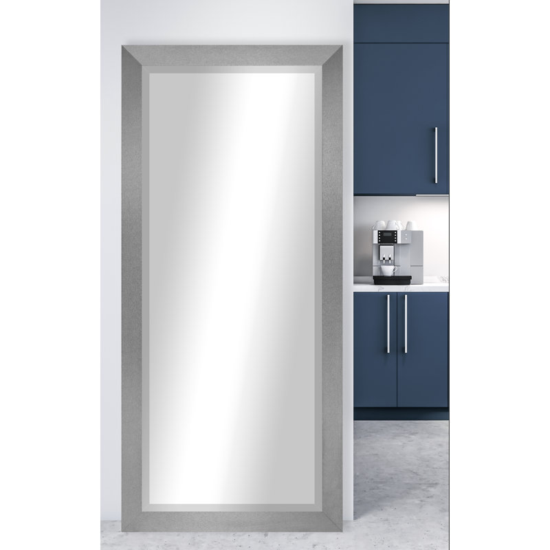 Miroir pleine grandeur Henslee, Tungstène argent, H 71 po x l 30,5 po
