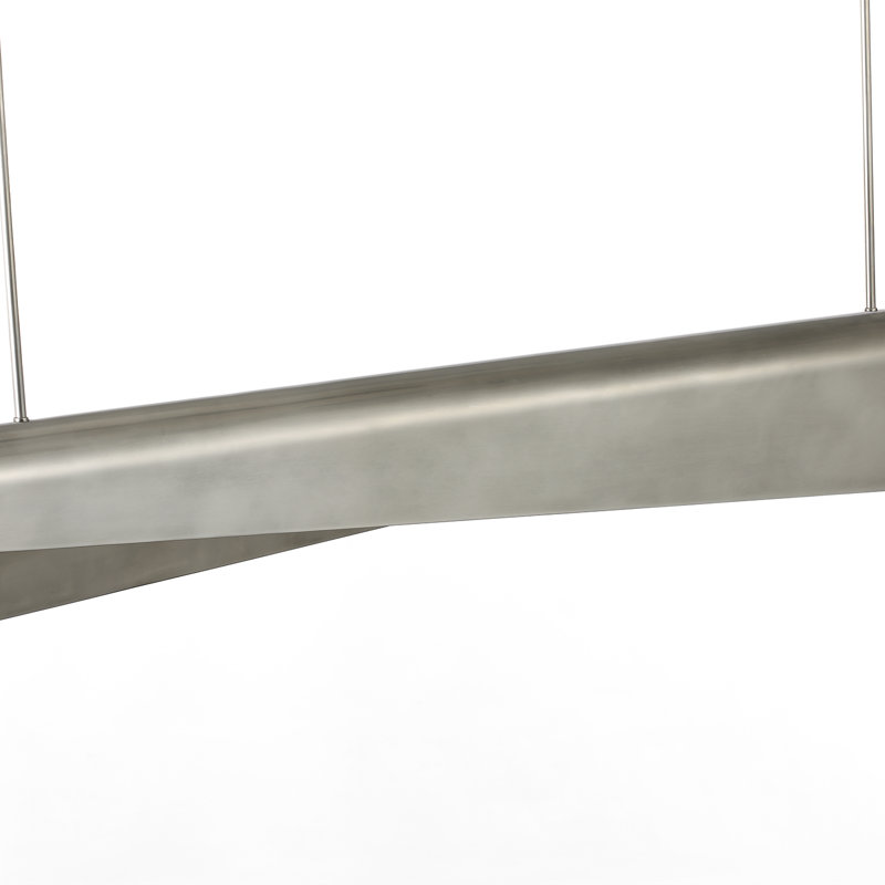 Kelly Wearstler Piel 48" Linear Pendant, Pewter