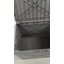 Boîte de rangement en résine 35 gallons verrouillable résistante à l'eau (noir)-122257959