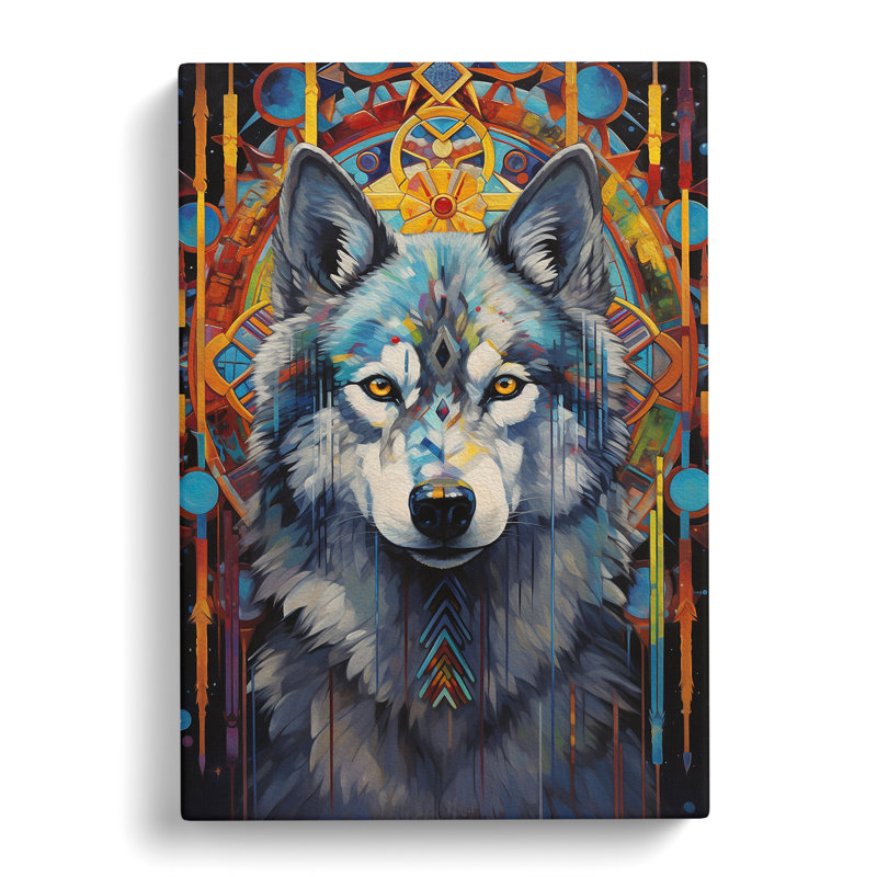 Husky Symbolism - Wrapped Canvas, 50cm H x 35cm W x 3cm D