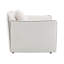 Fauteuil Yolanda en chenille avec coussin