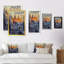 Reproduction de cadre photo sur toile, "Blue-pass par Eastern European City"-1511231869-1511231856