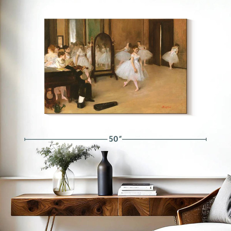 Enn The Dancing Class 1871, H 26 po x l 39 po
