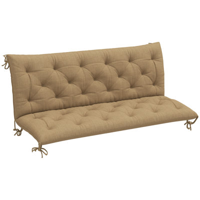 Outsunny Bench Pad Garden Swing Chair Cushion
