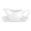 Serendipity White - Gravy Boat & Stand