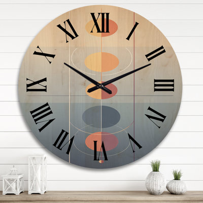 Horloge murale en bois massif Stoltzfus