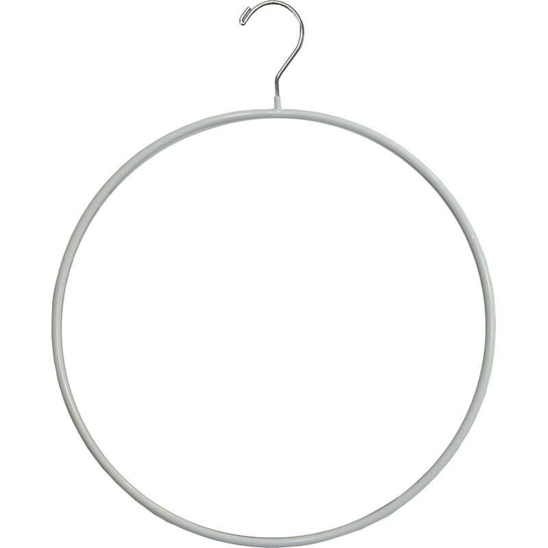 Cintre en vinyle enduit de vinyle, Argent, 1