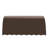 Awntech Savannah Fixed Awning, 124.5"W x 44"H x 36"D, Brown-110951076-110951127