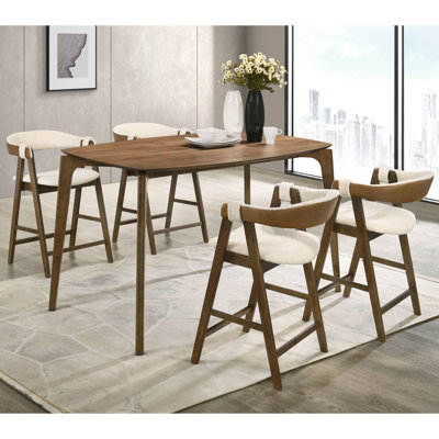 Decimus 5-Piece Counter Height Dining Table Set