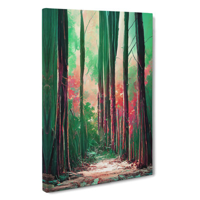 Abstract Forest No.5 - Wrapped Canvas