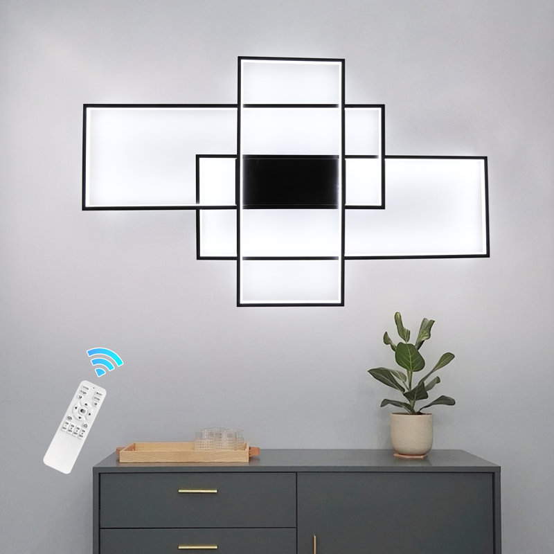 Arlyn LED Flush Mounted Sconce, Black