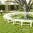 Semicircular Round Outdoor Bench,Wooden Garden Bench