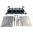 Dual Row Gas Burner Fireplace Kit with Pro Connection Kit, Silica Sand, Glowing Embers, Grate-102290633-102290632