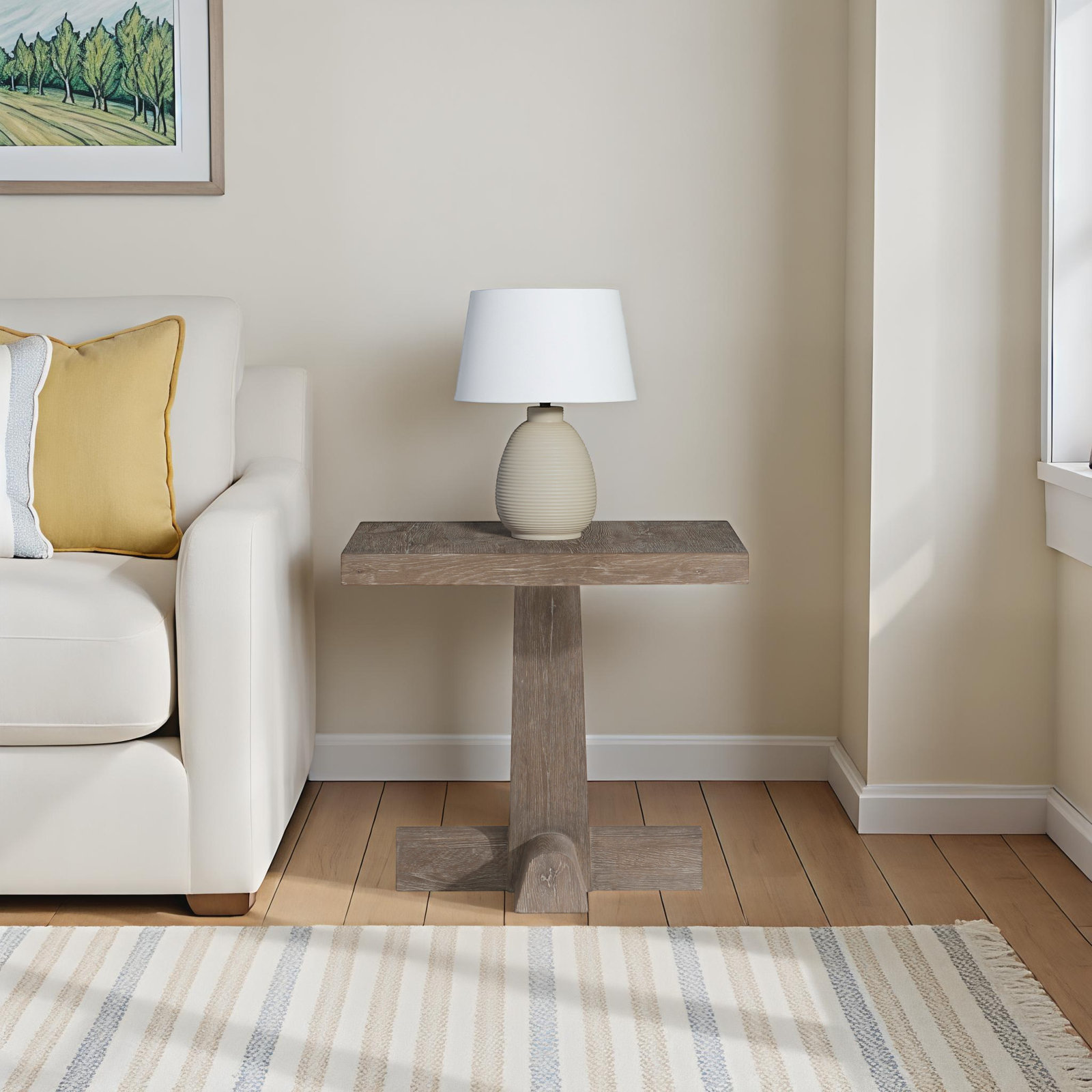 Tribeca 24" Oak End Table