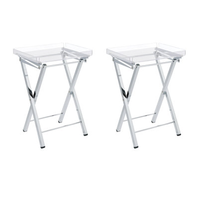 Reyhaneh Tray Top End Table Set