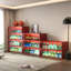 Boîte à chaussures à DEL avec trois couches et portes en verre-2003072095-1998533365
