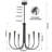 Nyanna 6 - Light Dimmable Chandelier-604623396