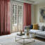 Rideaux semi-transparents texturés en mélange de coton pour rideaux de chambre à coucher et de salon (rideaux à 2 panneaux)-1451503282-1451503287