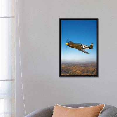 « a p-51a mustang », reproduction de photo sur toile