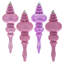 7" 4-Finish Finial Ornament-2100267224