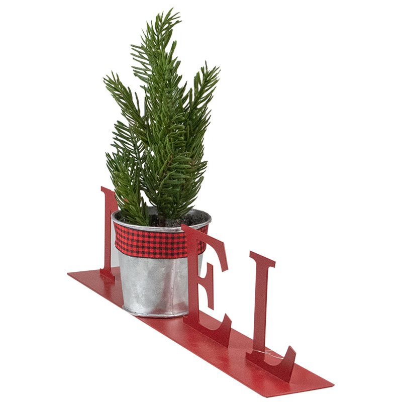 13 "NOEL" plaque de Noël en pot