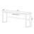 Burlywood Rectangular Solid Wood + Metal desk-1120530317