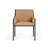 Tan Suede Dining Chair