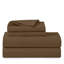 Ensemble de draps en satin de coton égyptien de qualité à densité du tissage de 1200 fils Monte Carlo-23153728-23153726