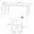 4 - Person White Rectangular Solid Wood Sintered Stone Tabletop Dining Table Set-1729502921