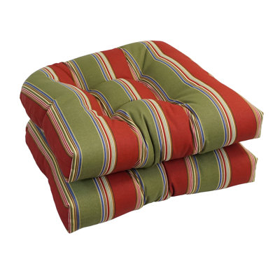 Ebern Designs 2 - Piece Outdoor Seat Cushion by Ebern Designs