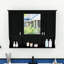 Armoire de salle de bain murale à miroir avec tablettes réglables, rangement dissimulé et rangement ouvert-969627589