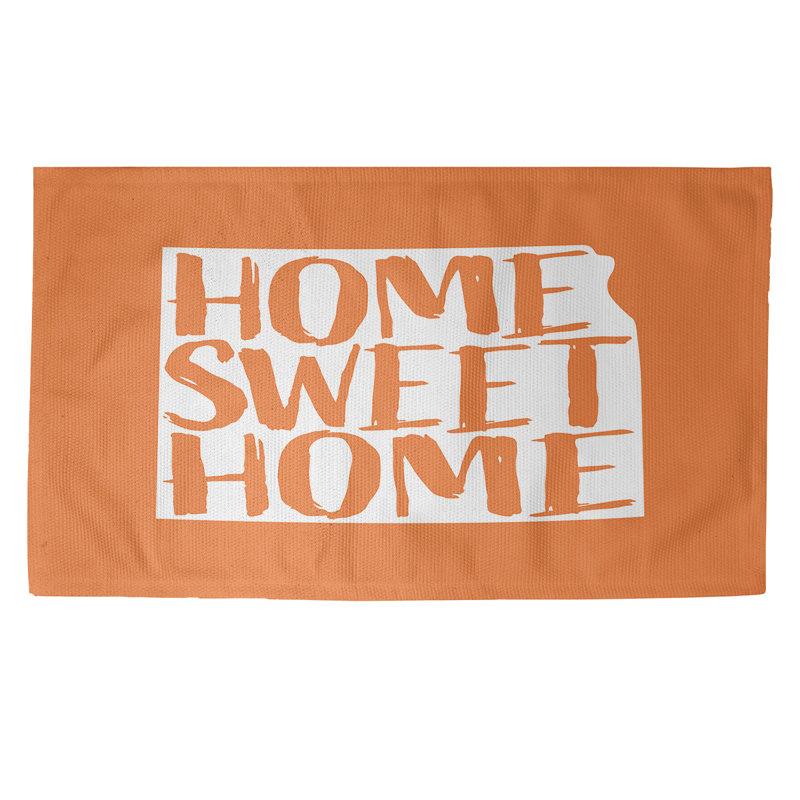 Tapis de zone orange kansas home, Rectangle 2 pi x 3 pi, Oui