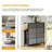 Melissa 35'' W Modern 8 Drawer Storage Dresser Wide-1661273067