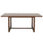 Ensemble de salle à manger extensible en bois 5 pièces Harrison, brun (sièges 4-6)