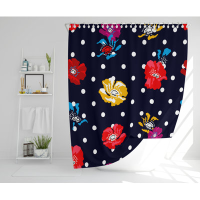 Voni Polyester Shower Curtain Set
